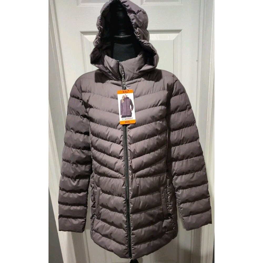 NEW 32 Degrees Heat  XXL Women's Removable Hood 4-way lightweight Puffer Jacket